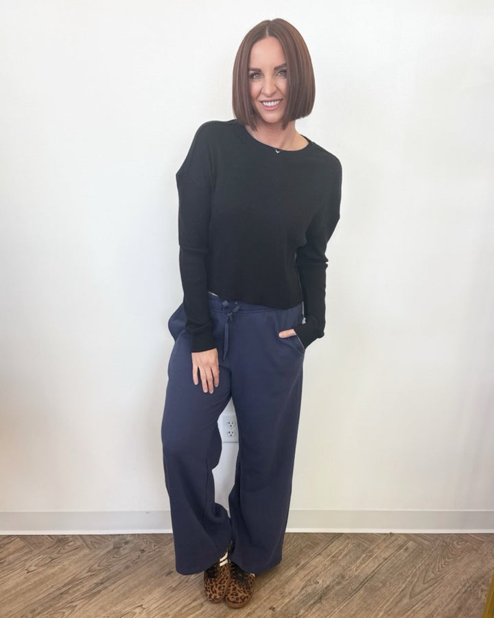 Charlene Waffle Knit Long Sleeve TopTop