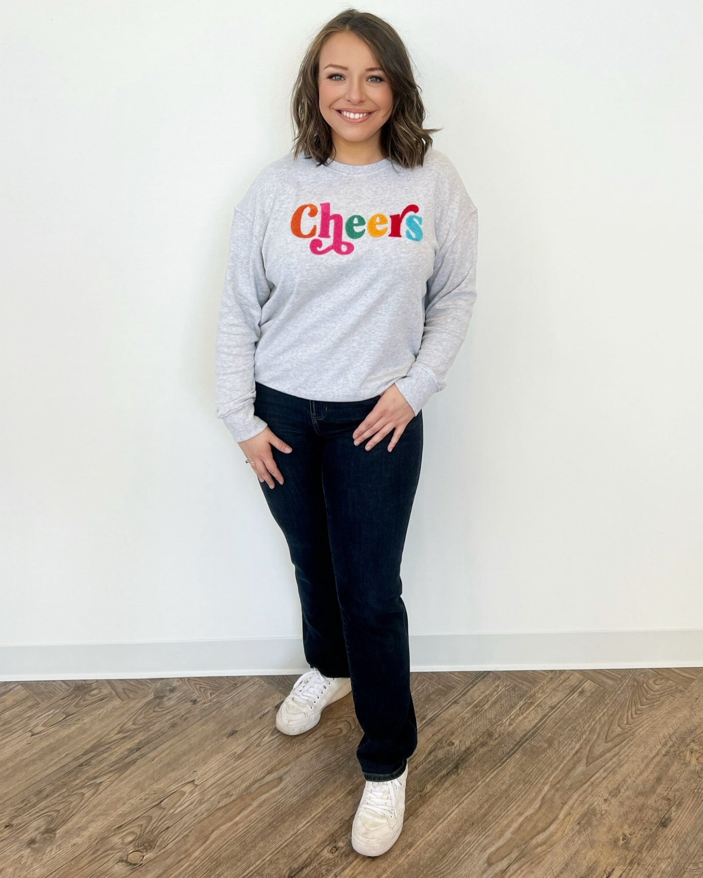 Cheers Embroidered Pulloverpullover