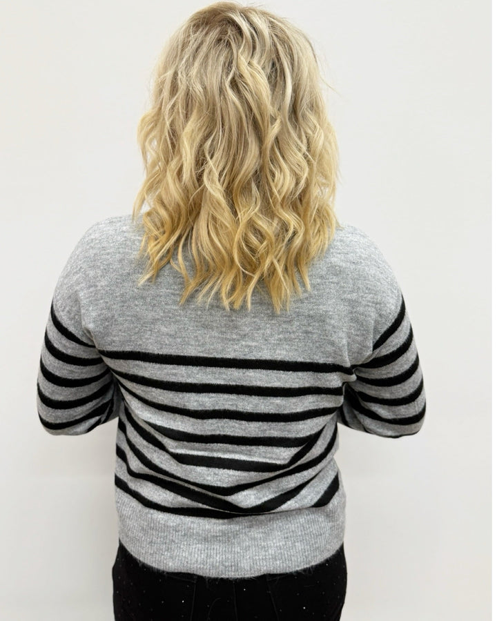 Clayton Striped SweaterLM8D49SK48