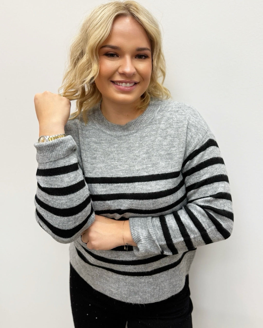 Clayton Striped SweaterLM8D49SK48