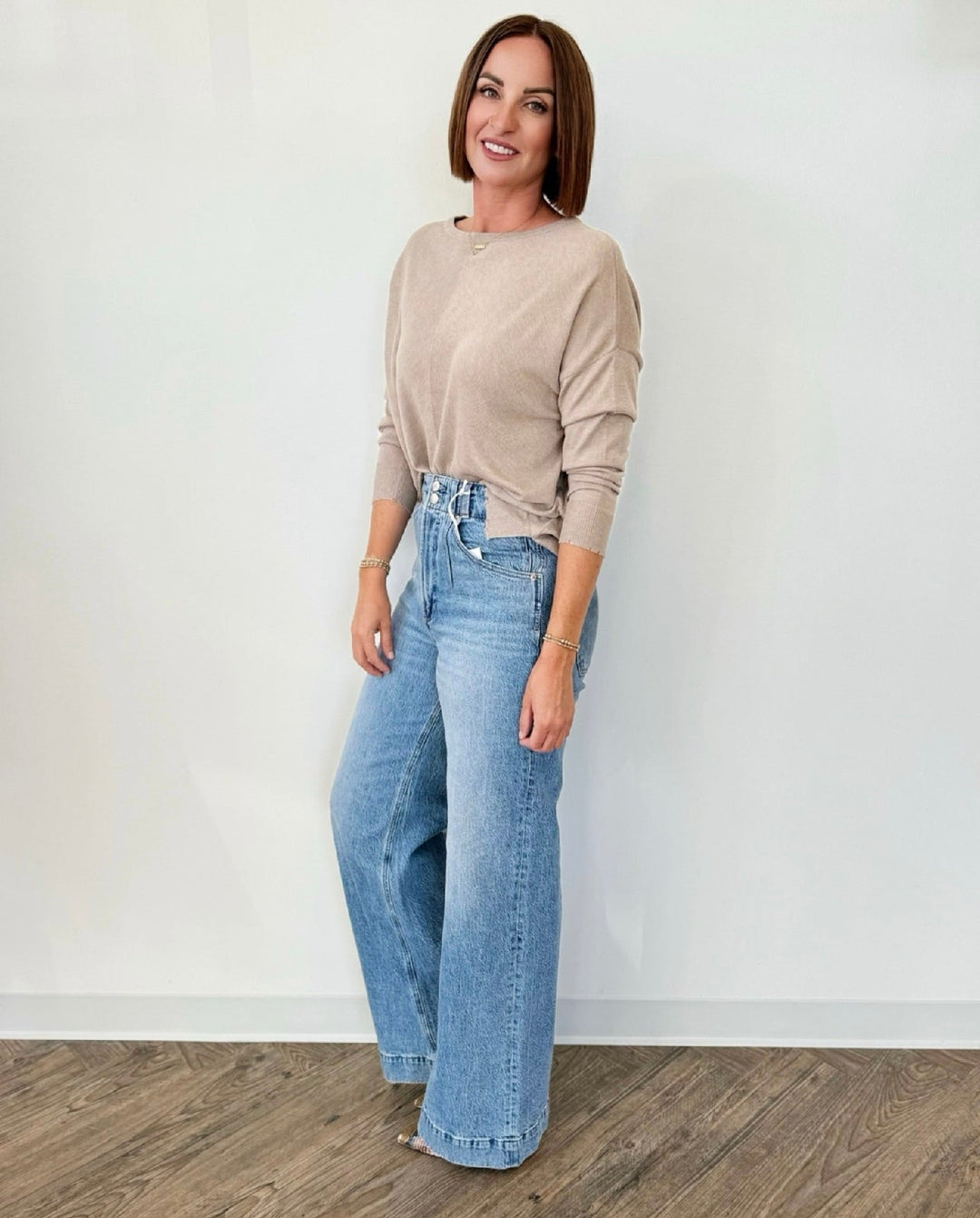 Colbie High Rise Wide Leg Denimlana