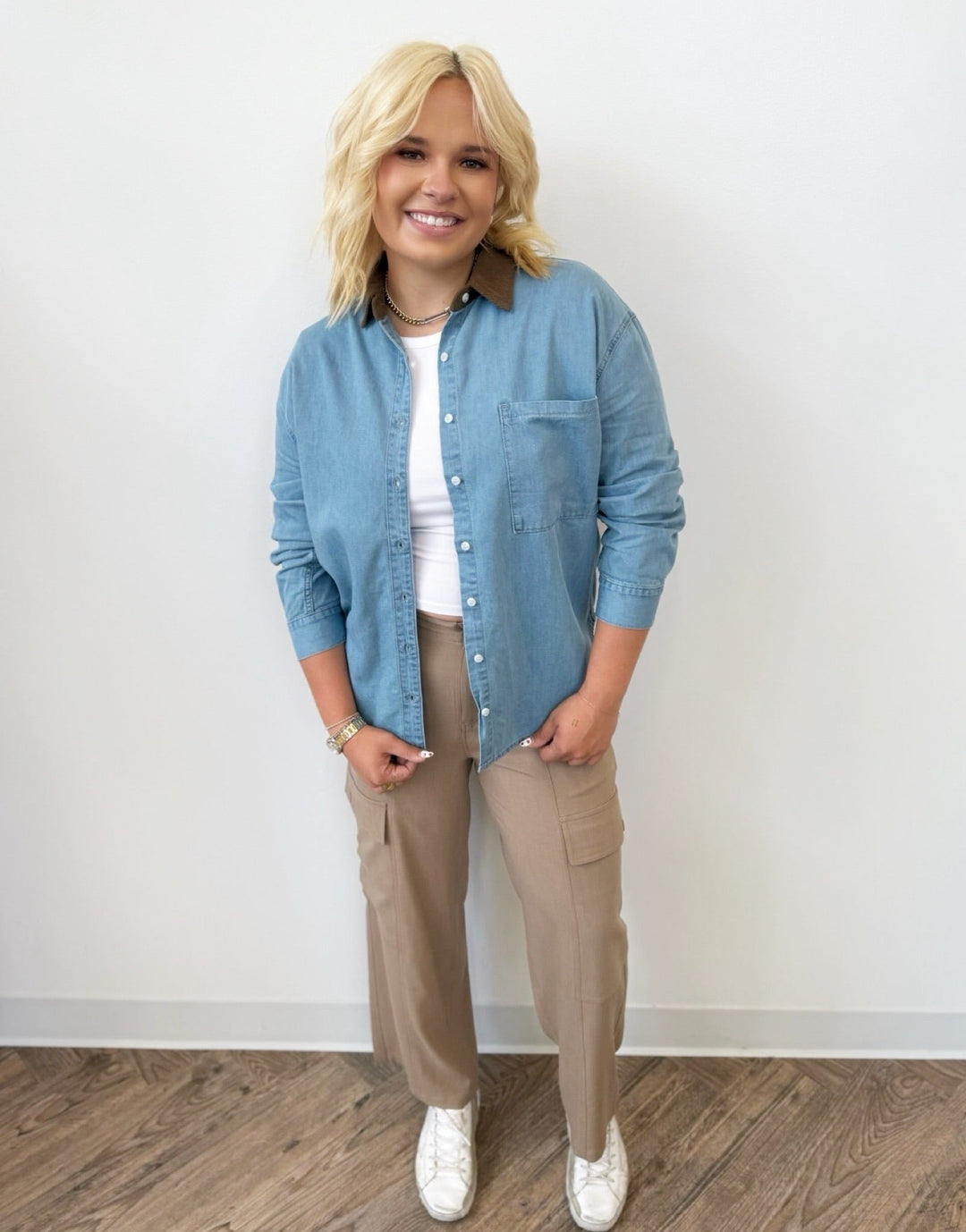 Cosmo Button Down Shirt Jacket