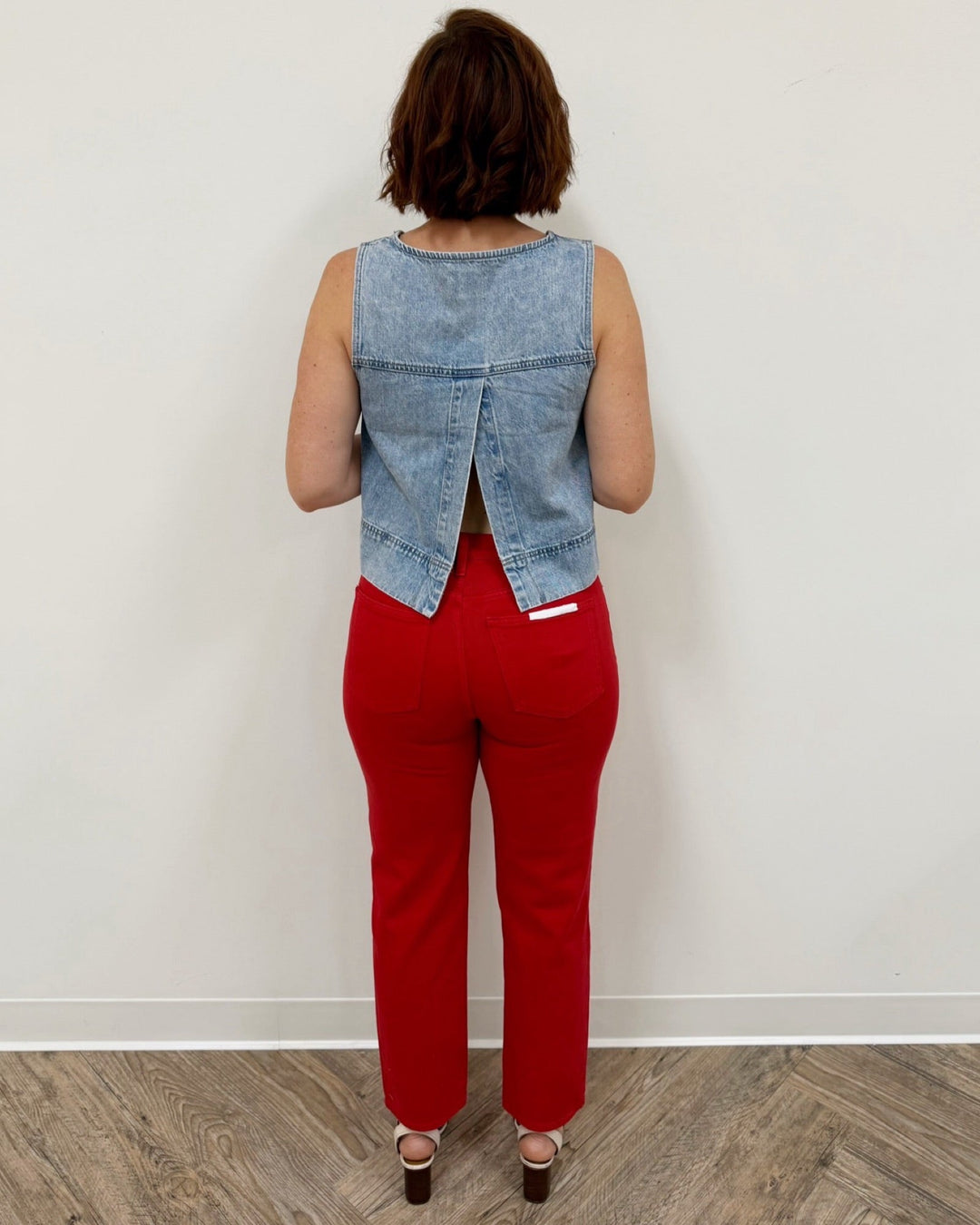 Davie Sleeveless Denim TopSleeveless Top