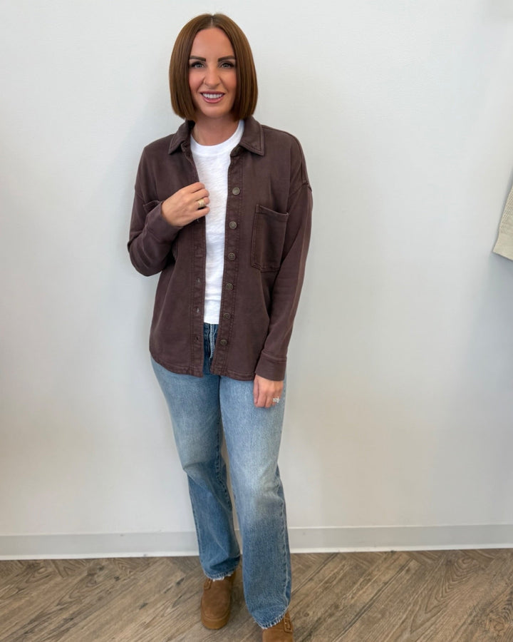 Davis Knit Shirt Jacketshirt jacket