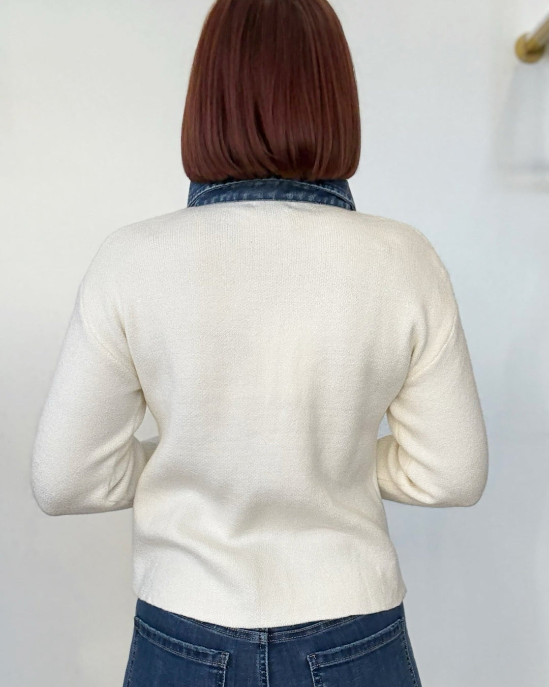 Dayton Cream Knit Shirt Jacketshirt jacket