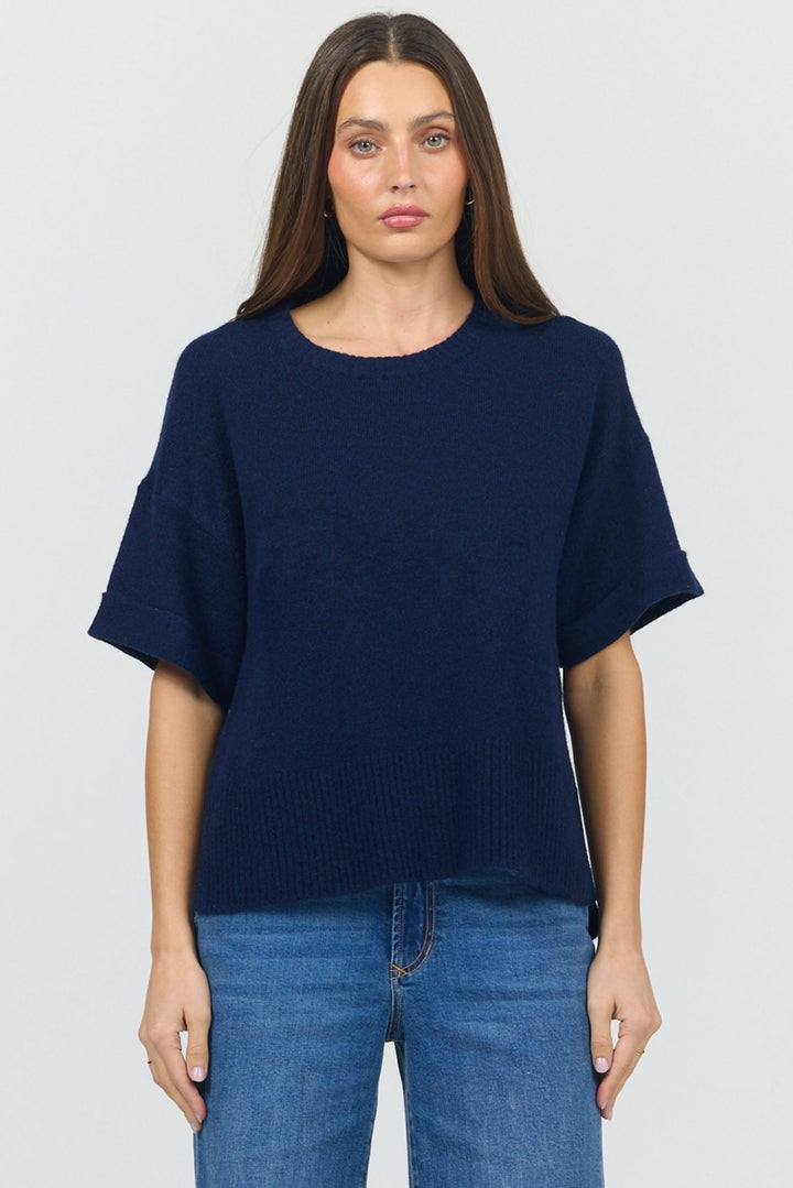Dear John Catrina Short Sleeve Sweatershort sleeve knit