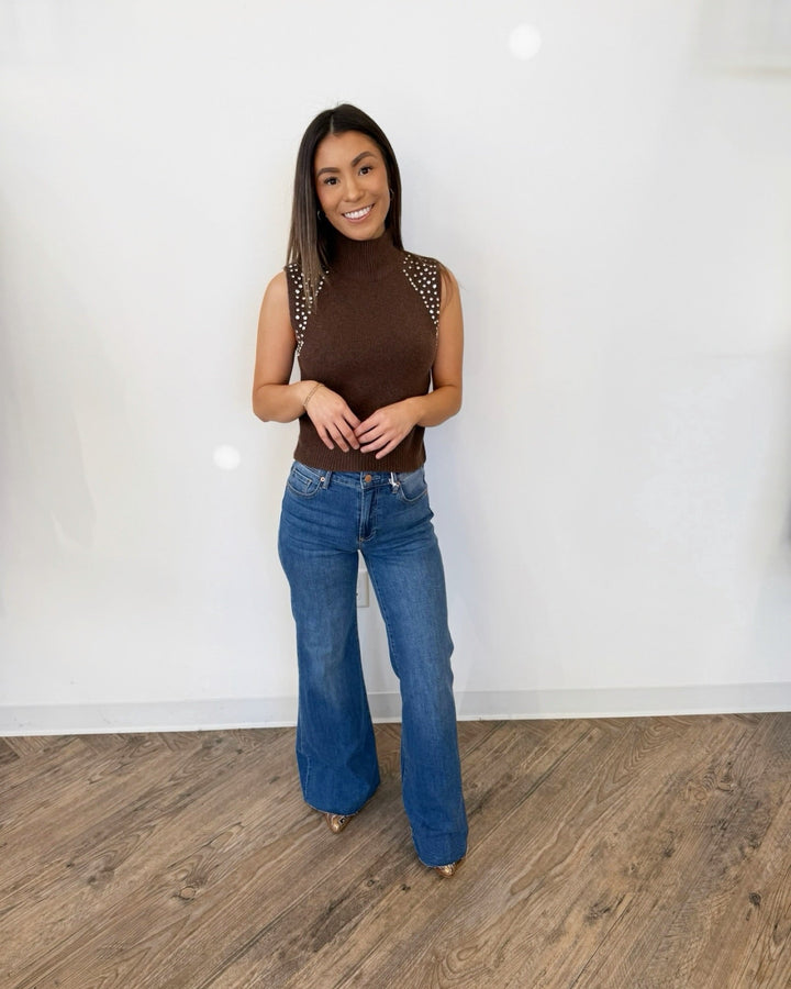 Dear John Hendrix High Rise Flare Jeansfull length denim