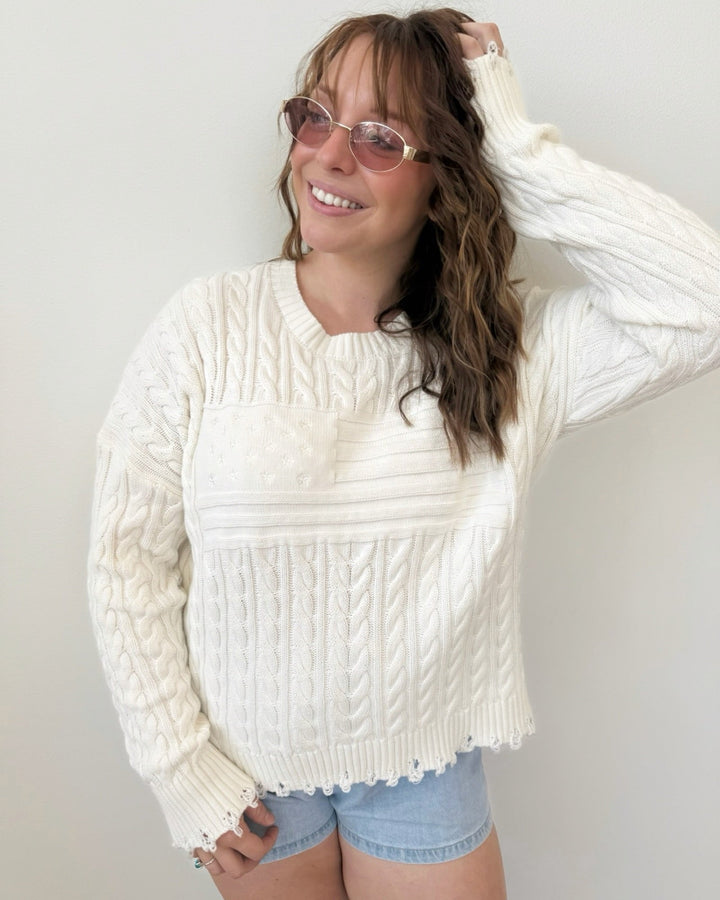 Dear John Rania Long Sleeve Sweaterlong sleeve knit