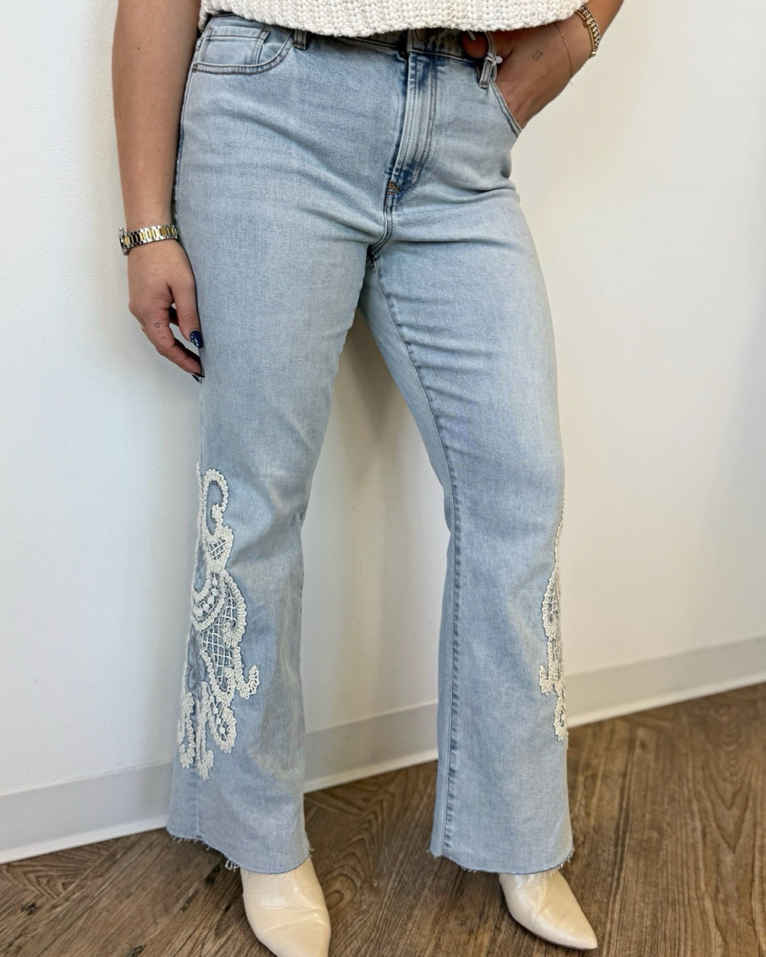 Dear John Rosa Flare Jeanfull length denim