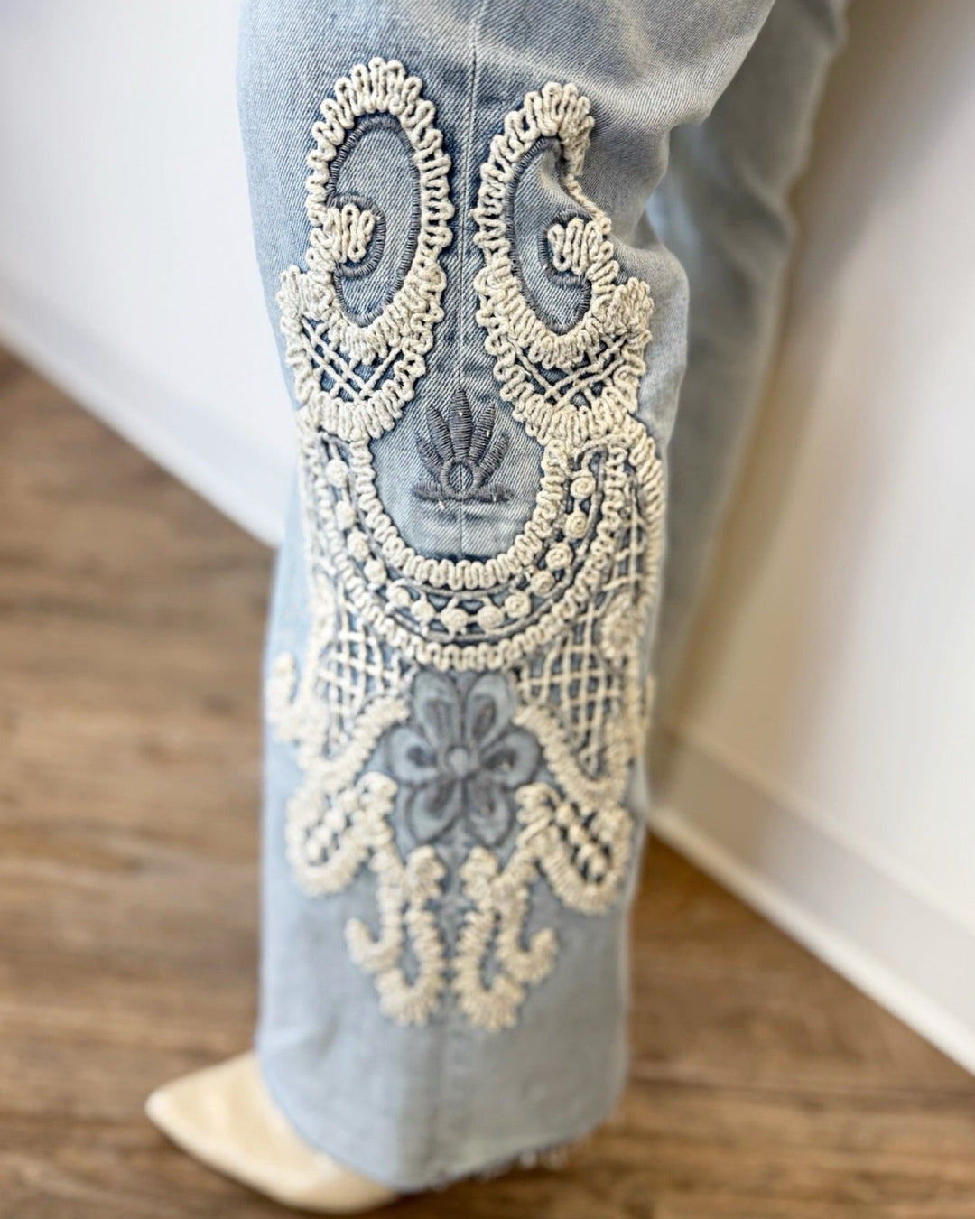 Dear John Rosa Flare Jeanfull length denim