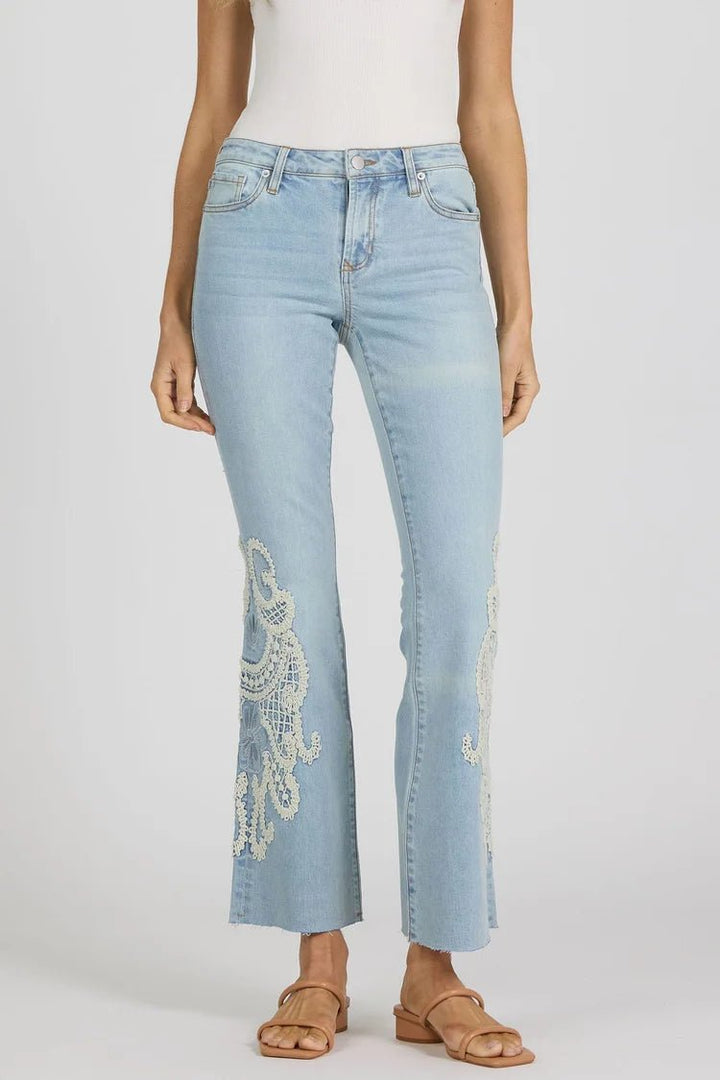 Dear John Rosa Flare Jeanfull length denim