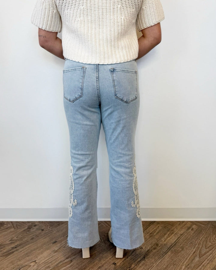 Dear John Rosa Flare Jeanfull length denim