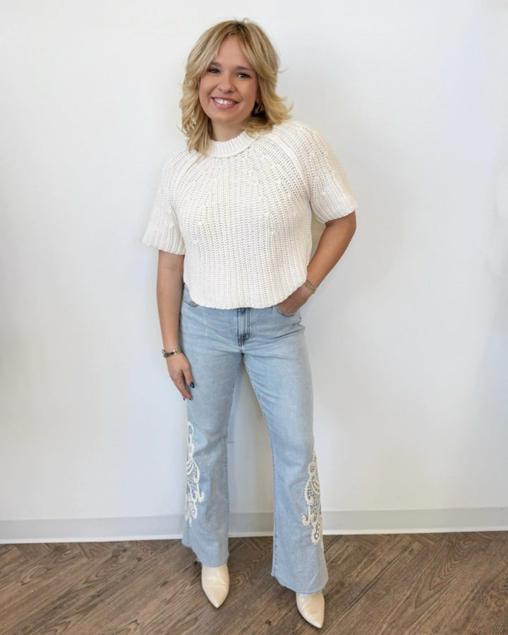 Dear John Rosa Flare Jeanfull length denim