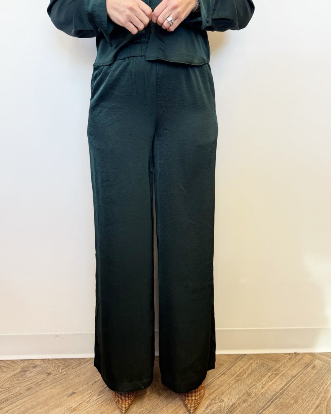 Declan Satin Wide Leg Pant