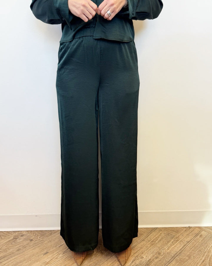 Declan Satin Wide Leg Pant