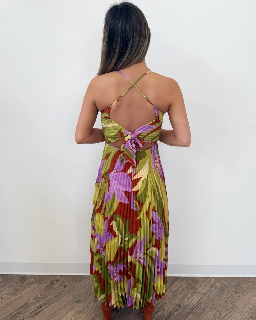 Delora Floral Midi DressDress