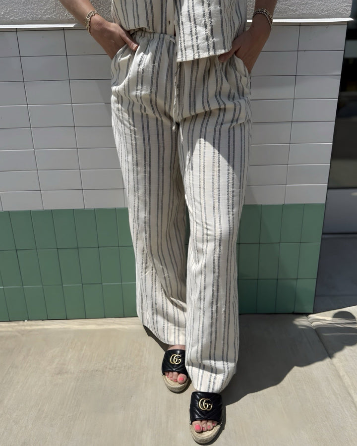 Desira Stripe Linen PantPants