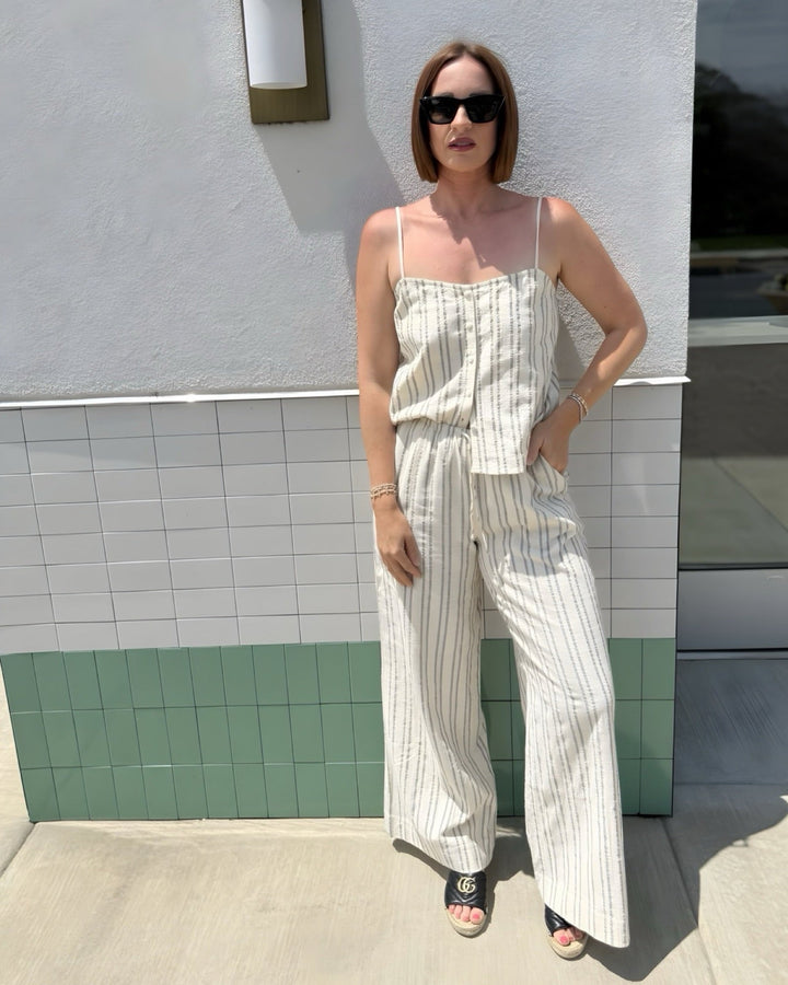 Desira Stripe Linen PantPants