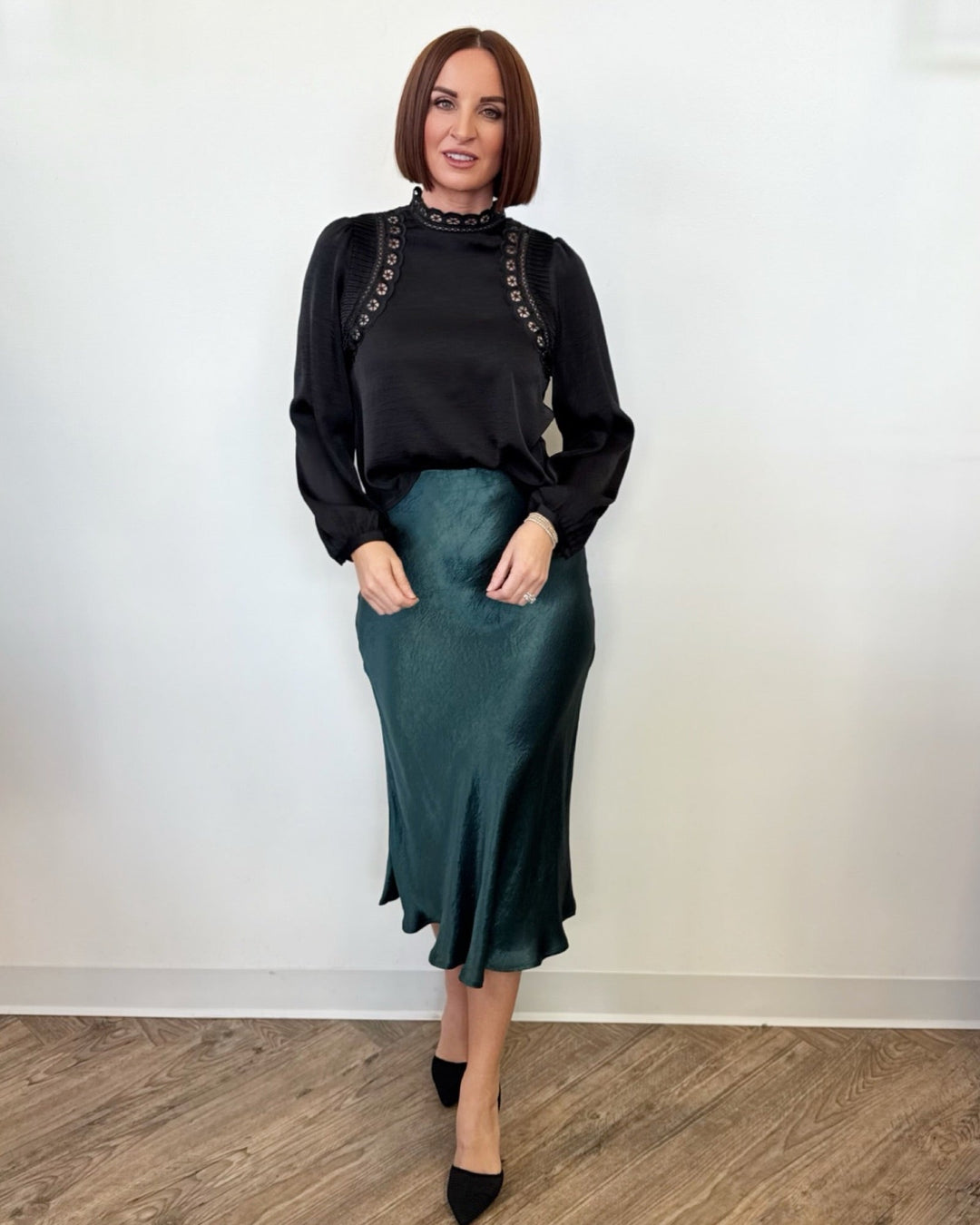 Devie Lace Embroidered TopTop