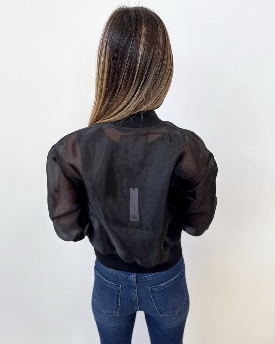 Dimitri Organza Bomber JacketJacket