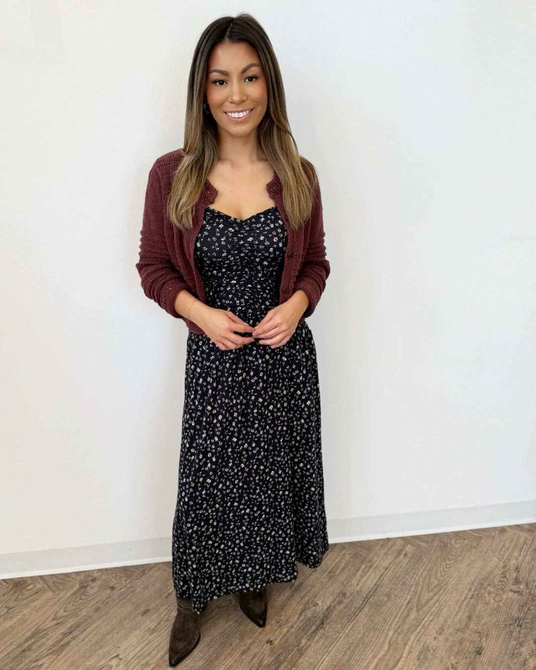 Dominique Ditsy Floral Sleeveless Dressdress