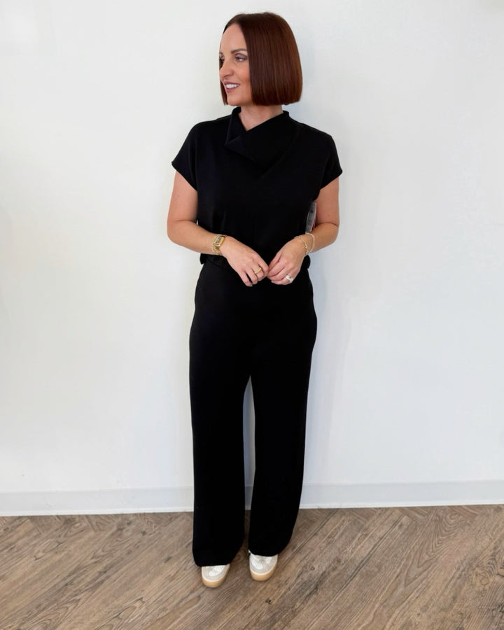 Draped Cowl Neck Jumpsuitjumpsuit