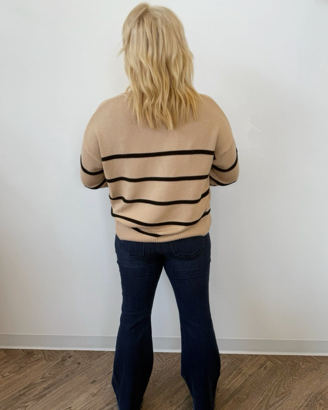 Eden Long Sleeve Striped KnitSWEATER