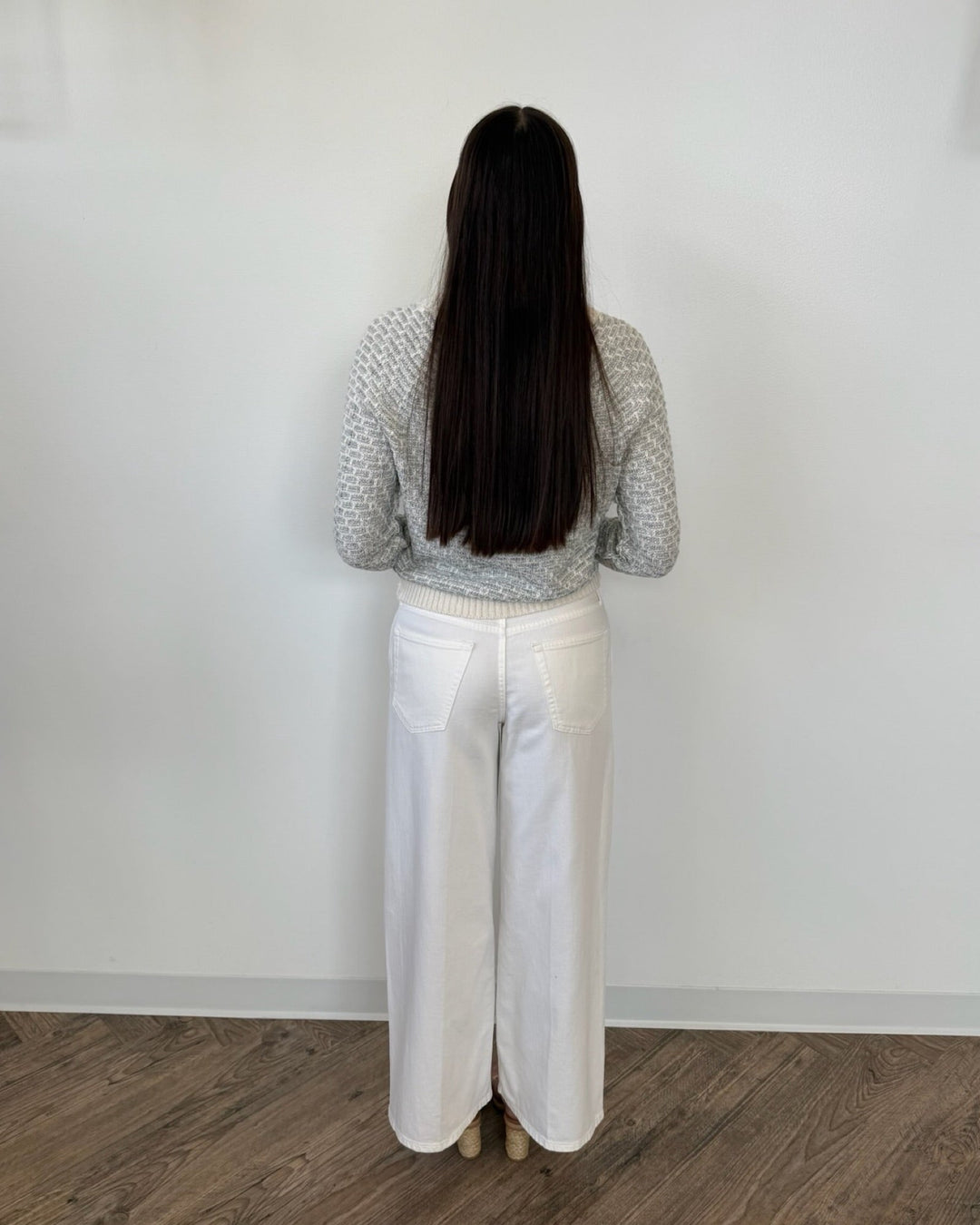 Elara Crosshatch Long Sleeve Knitlong sleeve knit