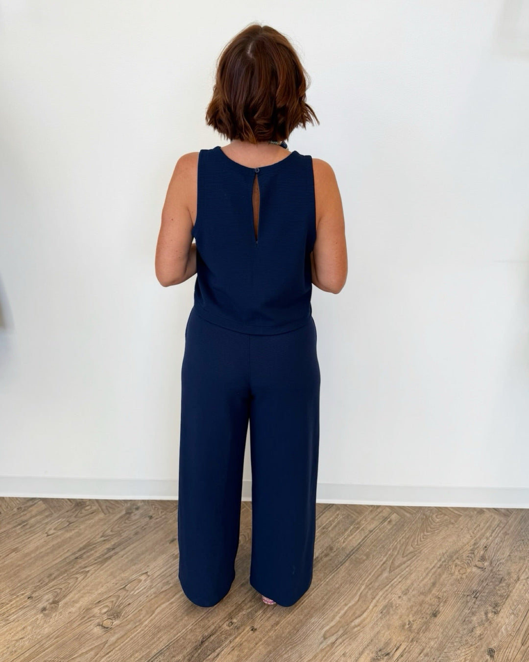 Enzo Sleeveless Full Length Ribbed Jumpsuitjumpsuit