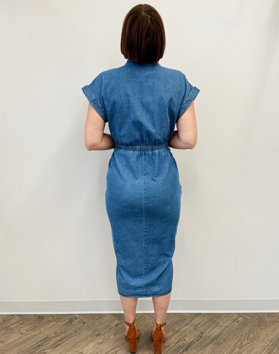 Estelle Denim DressMidi Dress