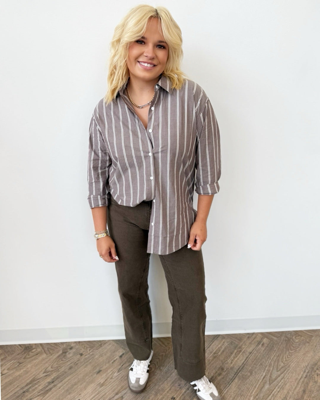 Evara Button Downbutton down shirt
