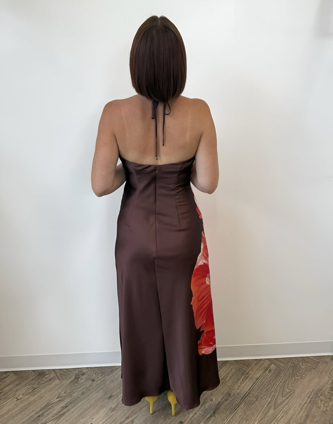 Floral Escape Halter Maxi Dress The TLB Boutique Floral Escape Halter Maxi Dress The TLB Boutique