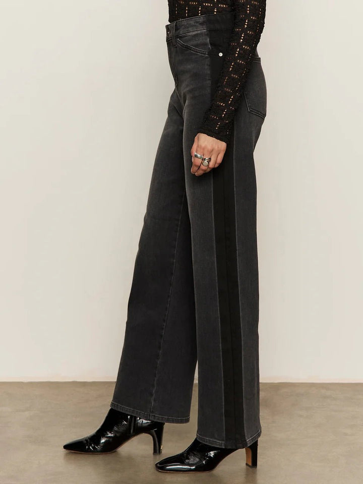 Franco Side Seam Straight Leg Denimdenim