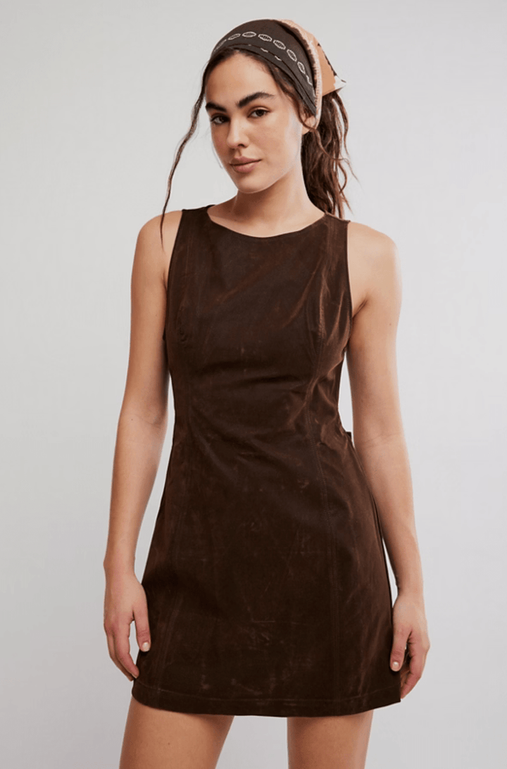 Free People Atlas Suede Mini Dressmini dress