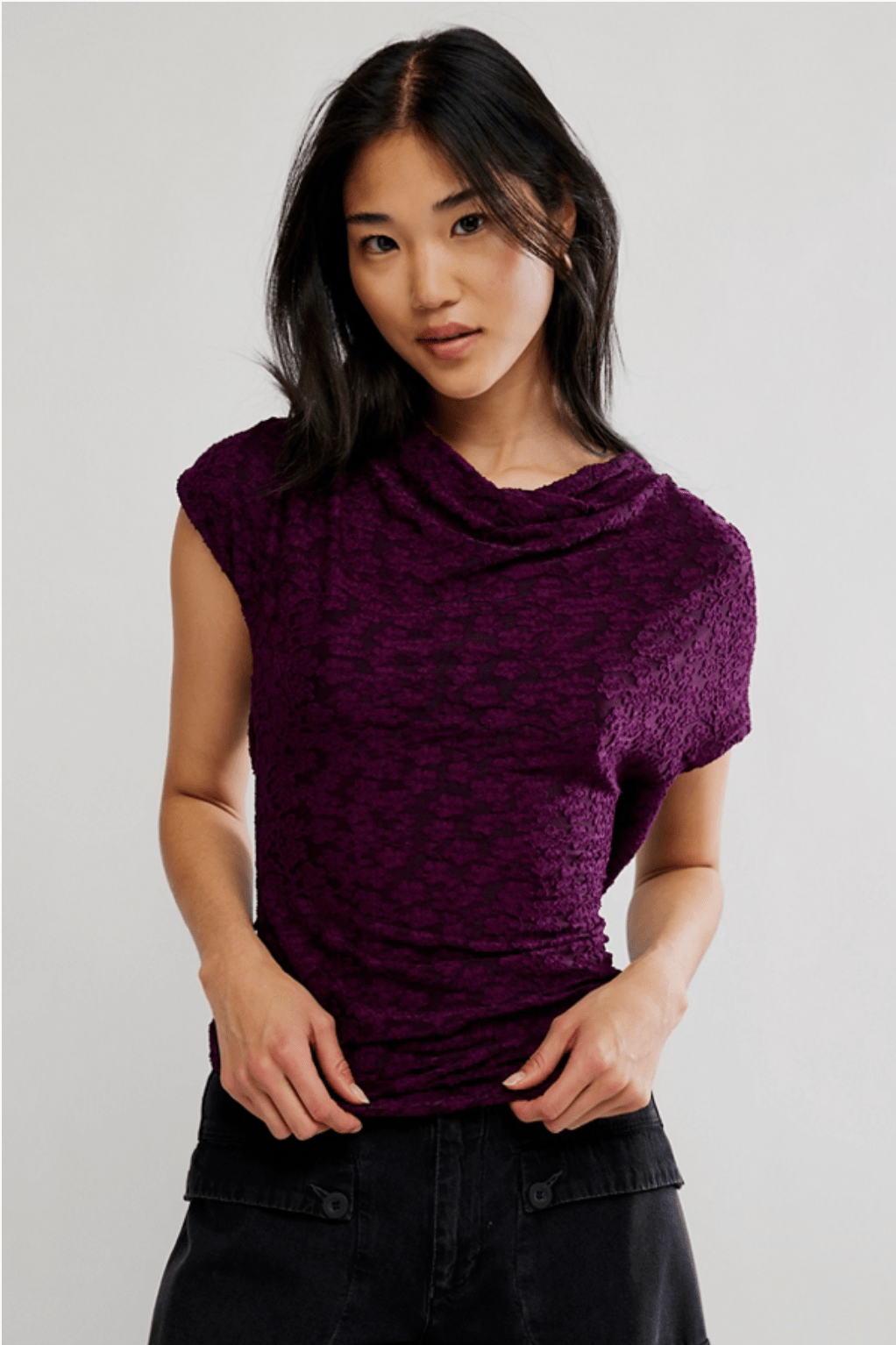 Free People Aura Topshort sleeve top
