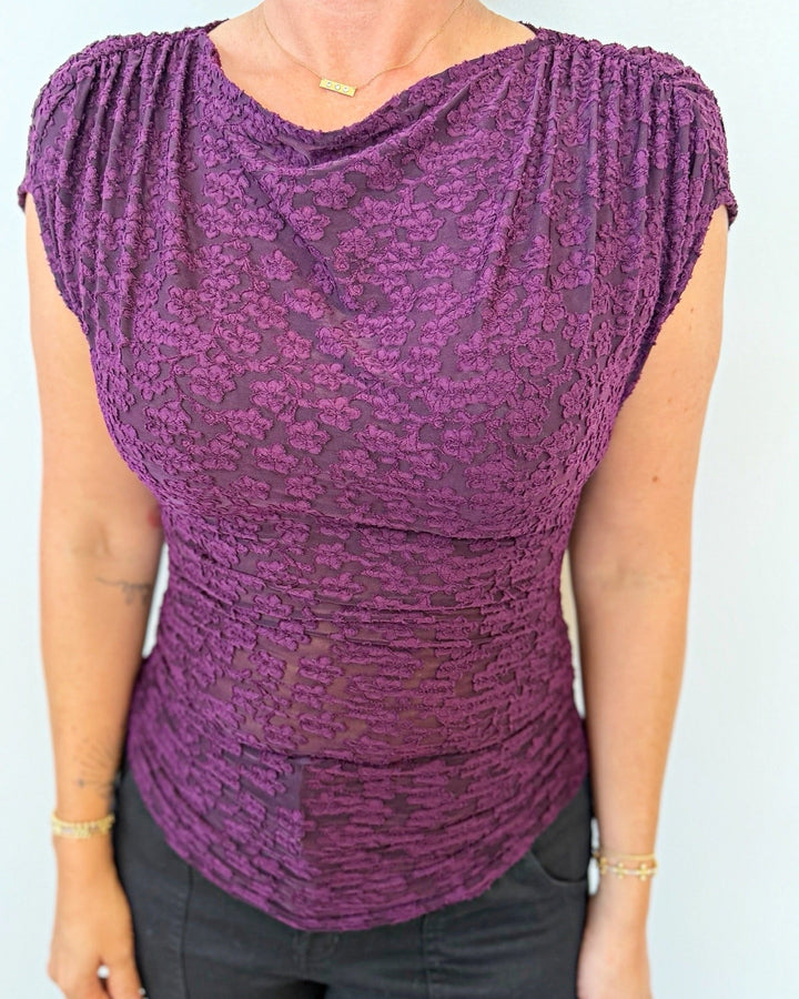 Free People Aura Topshort sleeve top
