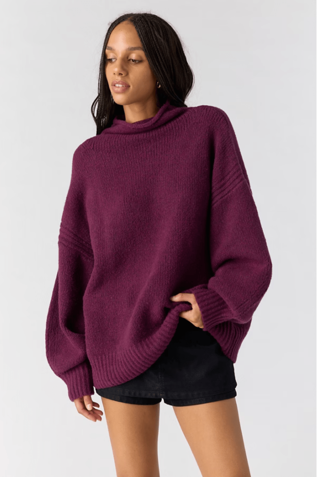 Free People Beaumont Tuniclong sleeve knit