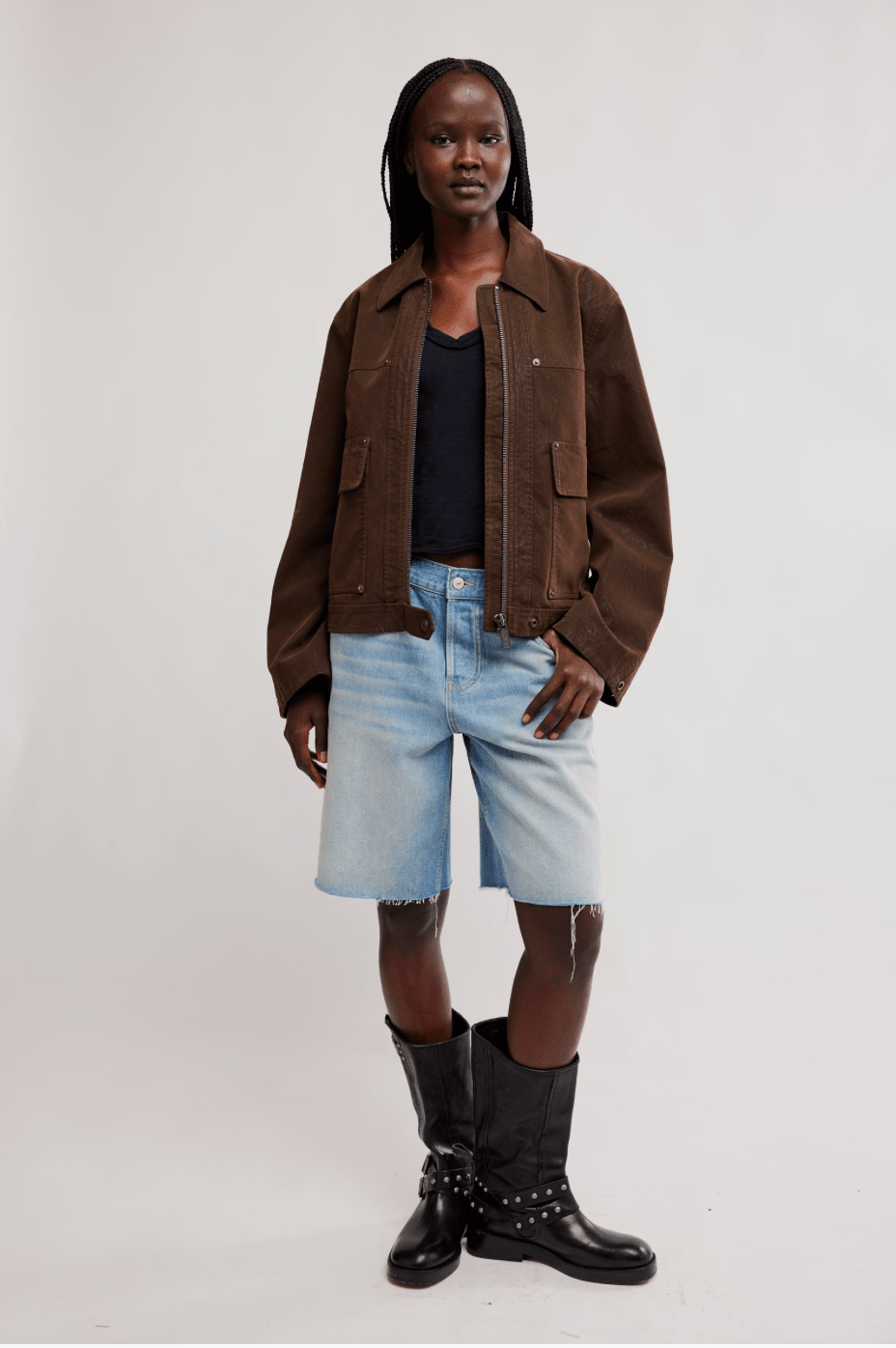 Free People Blair Vegan Suede Jacketsuede jacket