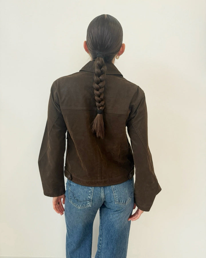 Free People Blair Vegan Suede Jacketsuede jacket