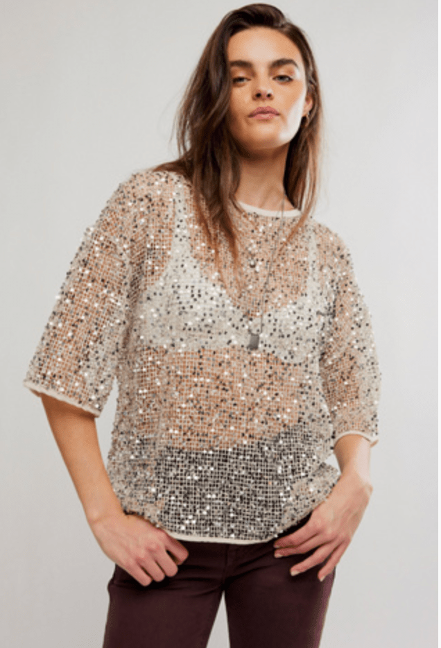 Free People Calypso Teeshort sleeve top