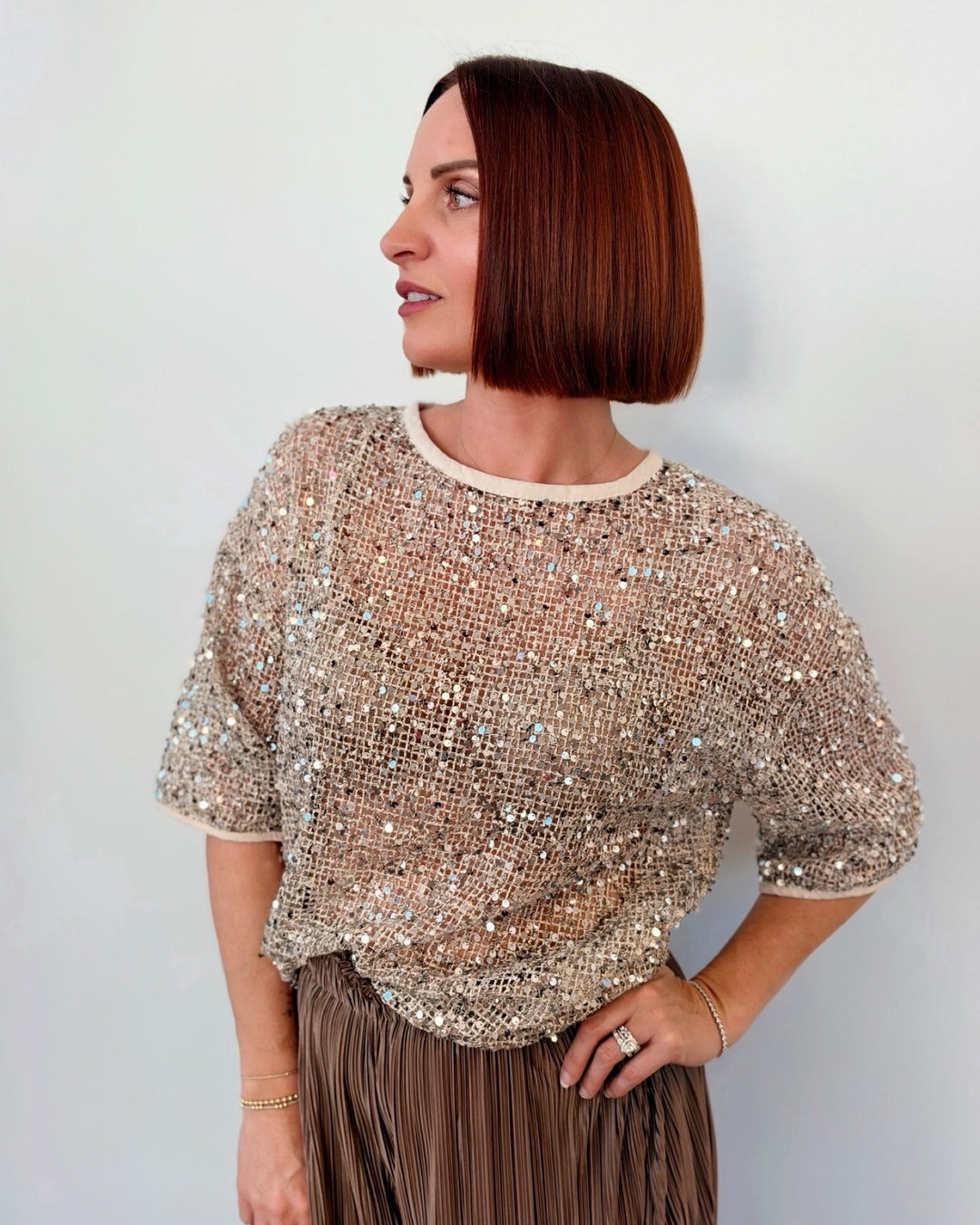 Free People Calypso Teeshort sleeve top
