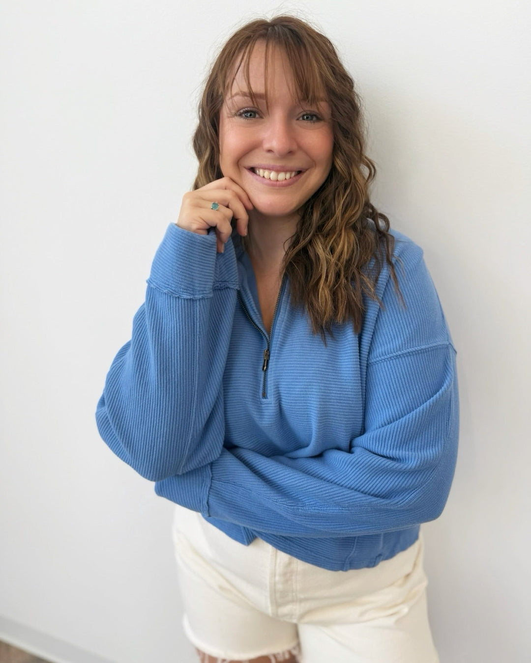 Free People Celeste Quarter Zipquarter zip