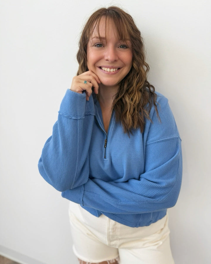 Free People Celeste Quarter Zipquarter zip