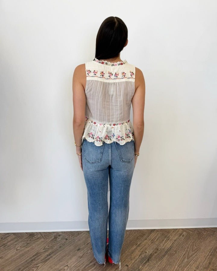 Free People Ellis Blousesleeveless blouse