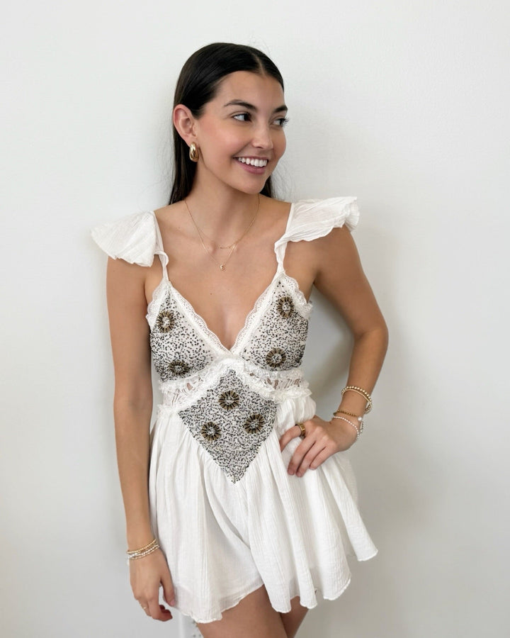 Free People Enchanted Romperromper