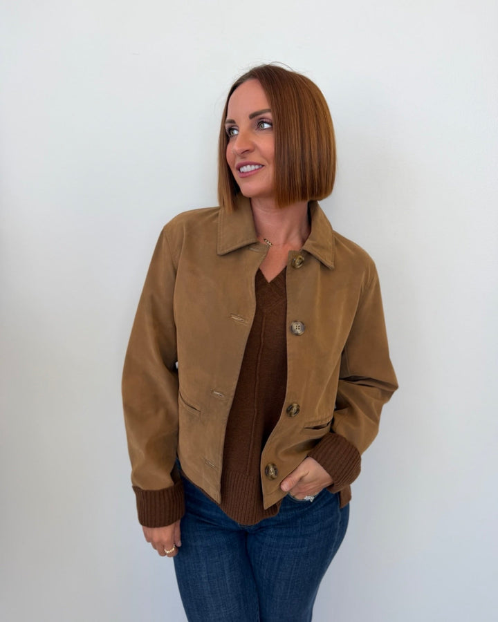 Free People Hera Vegan Suede Jacketjacket