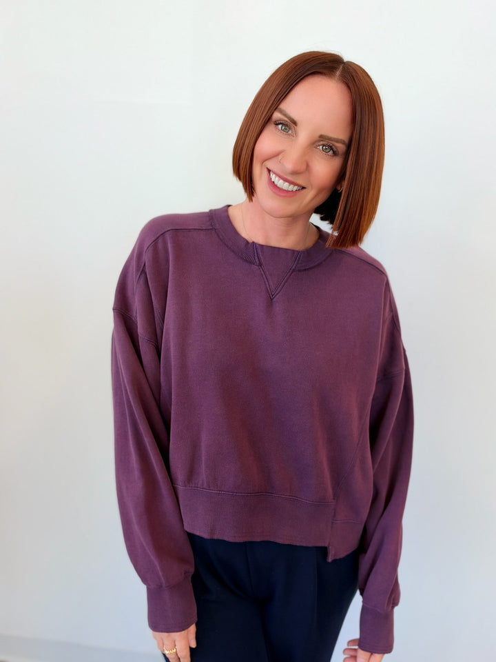 Free People Intercept Pulloverlong sleeve pullover