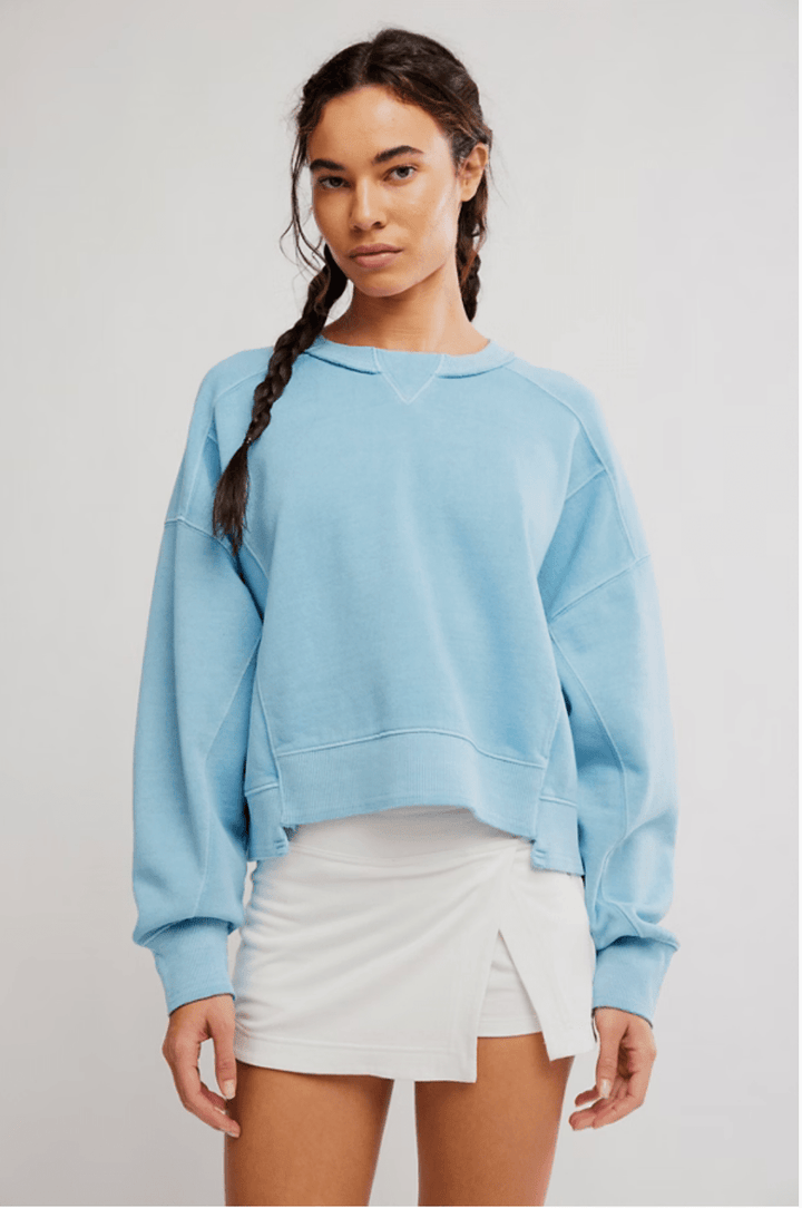 Free People Intercept Pulloverlong sleeve pullover