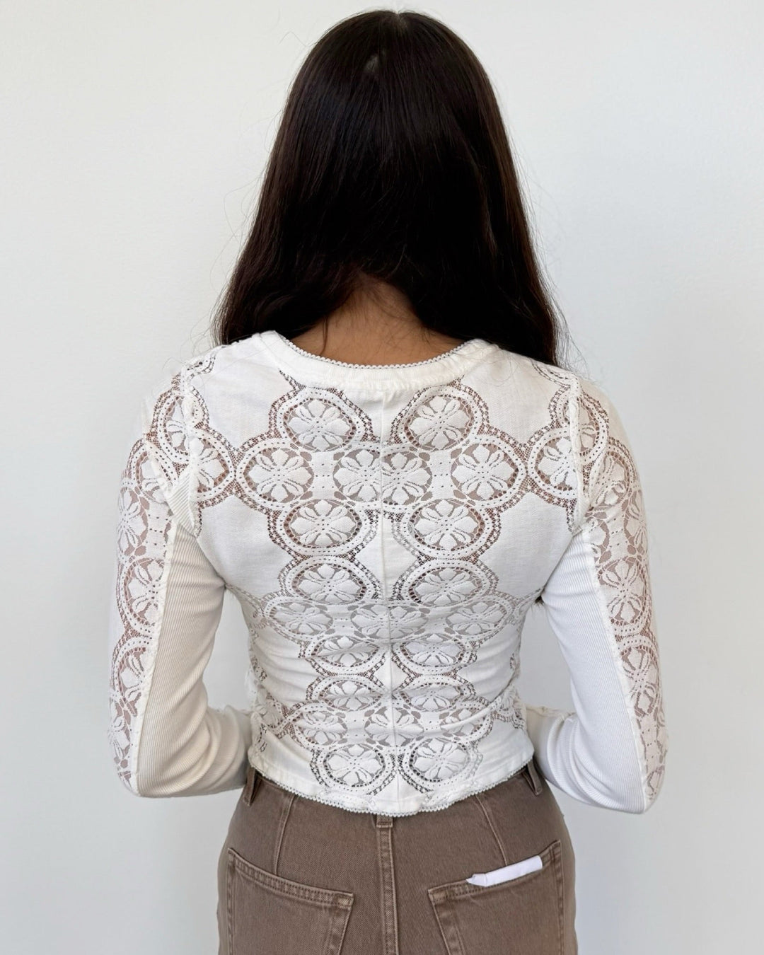 Free People Jae Knit Long Sleeve Toplong sleeve top