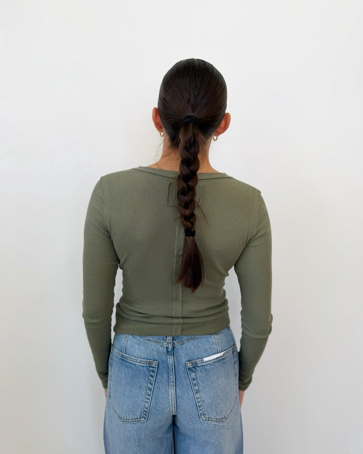 Free People Jamie Henleylong sleeve top